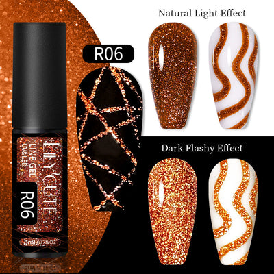 Nail Gel With A Glittery Brushed Finish And Reflective Sequins - 0 - CJ