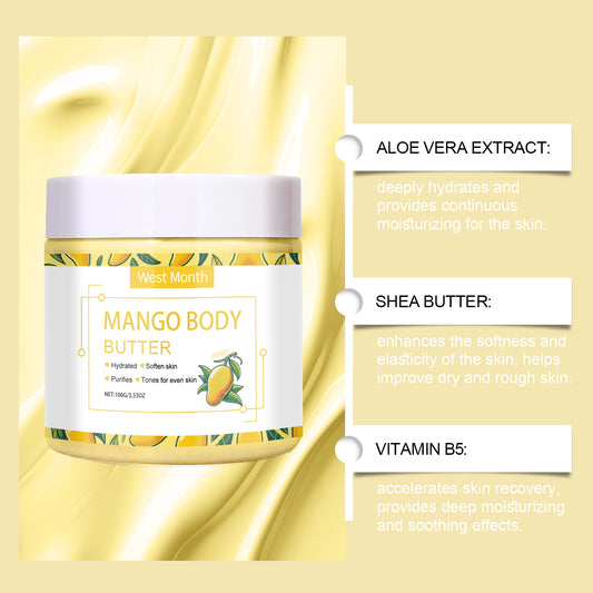 West&Month Moisturizing Body Cream, Restores Rough, Dull Skin, Moisturizes And Nourishes Skin For A Long Time - 5 - CJ