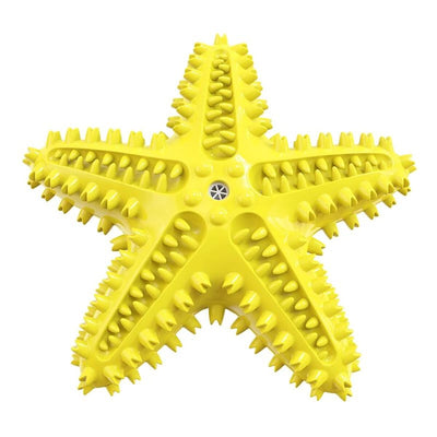 Dog Toys For Large Dogs Tooth Cleaning Chew Funny Interactive Training Starfish Toy Accessories Squeaky Toys TPR Toys - 5 - CJ