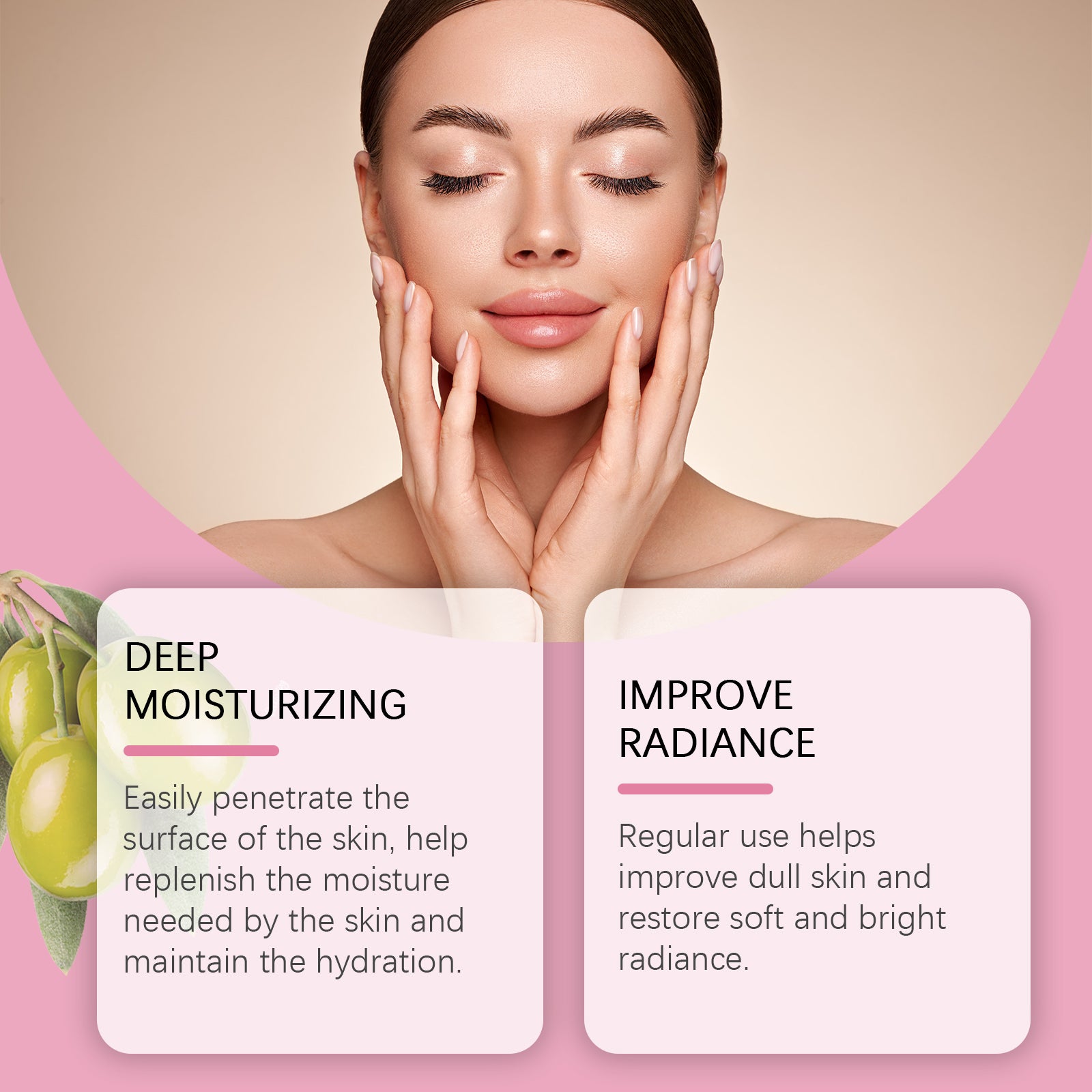 Jaysuing Cherry Blossom Hydrating Cream Hydrates And Nourishes Facial Skin With A Smooth, Elastic, Hydrating Skin Care Cream - 5 - CJ