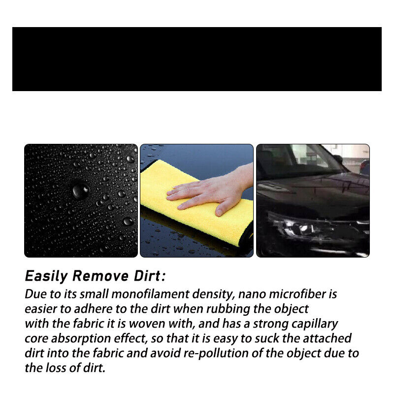 12PCS Car Cleaning Towels Drying Wash Cloth Microfibre Super Absorbent Polishing - 5 - cjdropshipping
