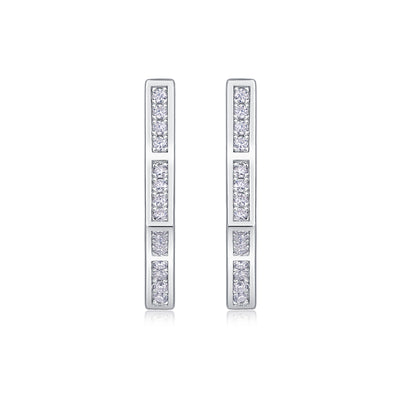 1Galaxy Wandering Diamond Set Moissanite Silver Earrings Luxury Fashion Diamond Earrings Stud Earrings Prohibit TikTok sales - 5 - CJ
