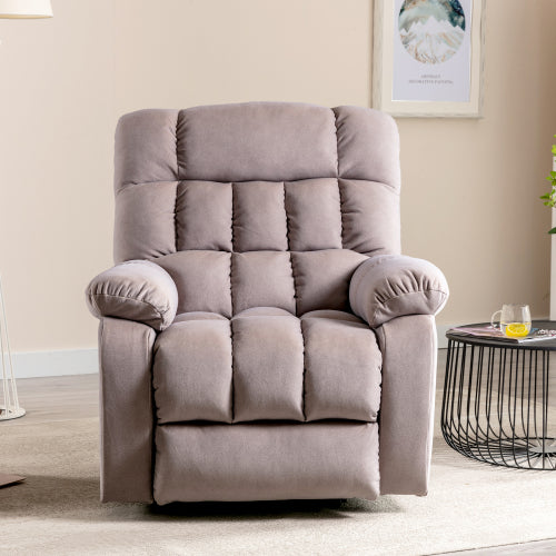 Electric Power Lift Recliner Chair Sofa With Massage And Heat For Elderly 2 Side Pockets USB Ports Single Recliner Chairs For Living Room Overstuffed Breathable Fabric Reclining - 5 - CJ