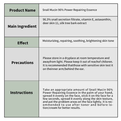 Snail Mucin Energy Repair Upgraded Version - 5 - CJ