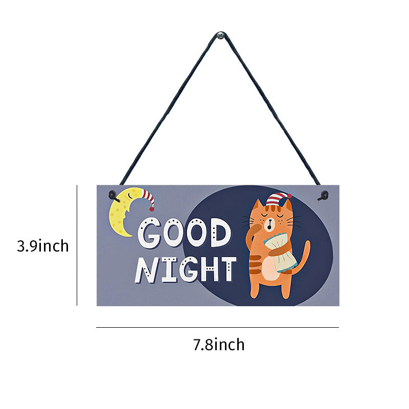 Wooden Cat Pendant For Pets Vintage Style - 0 - CJ