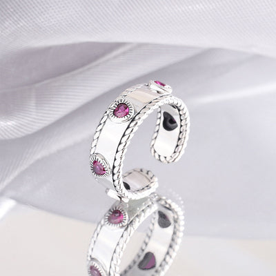 Mobile Castle 925 Silver Adjustable Men's And Women's Rings - 4 - CJ