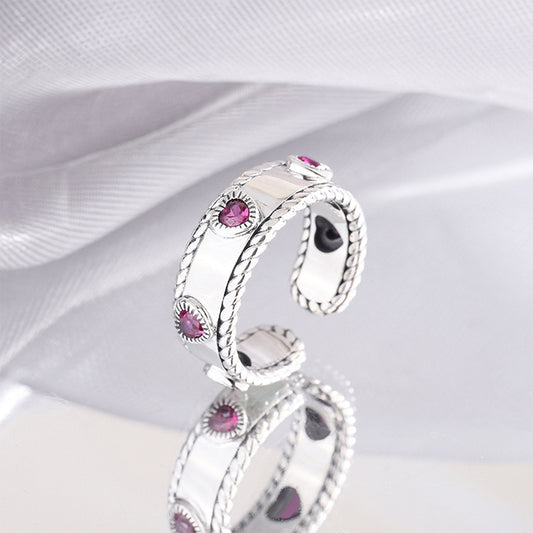 Mobile Castle 925 Silver Adjustable Men's And Women's Rings - 4 - CJ