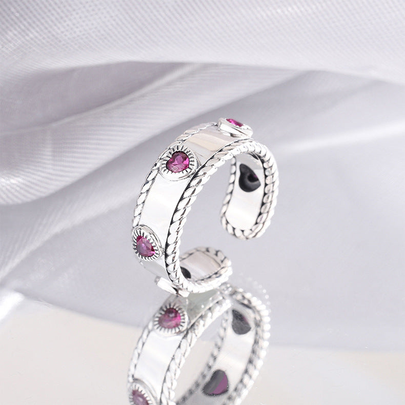 Mobile Castle 925 Silver Adjustable Men's And Women's Rings - 4 - CJ