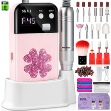 Rechargeable Nail Drill 45000 RPM - Electric Nail File For Shaping, Removing & Polishing Gel Nails - Lightweight & Easy To Use - Perfect For Home & Salon Manicure Pedicure - 5 - CJ