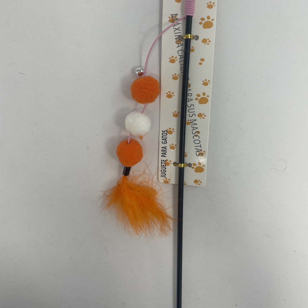 Plastic Fur Ball Cat Teaser - 5 - CJ
