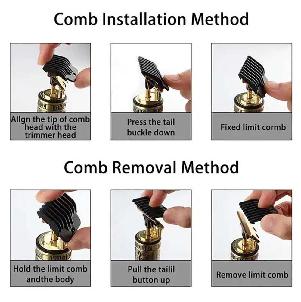 Professional Mens Hair Clippers Shaver Trimmers Machine Cordless Beard Electric - 5 - CJ