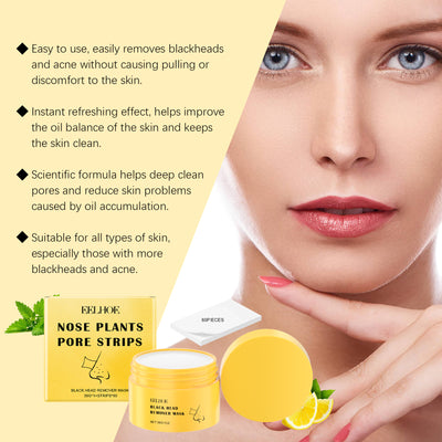 EELHOE Blackhead Cleansing Nose Patch Gently Cleanses T Zone Pores, Acne Moisturizes Skin And Tears Nose Mask - 5.0 - CJ