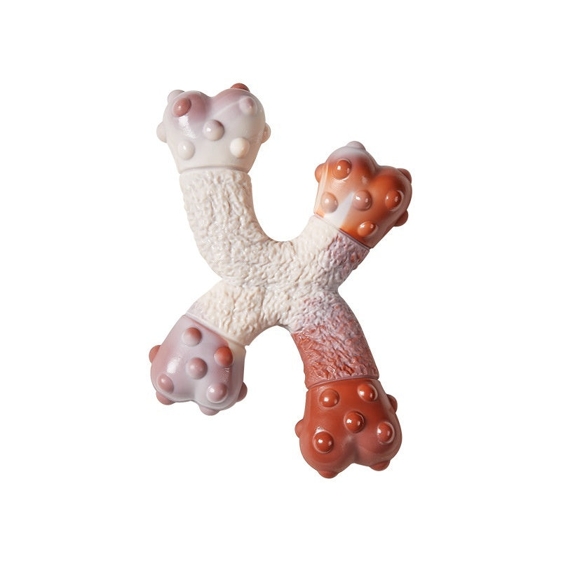 Polka Dot Bone 3 - piece Set Medium Large Chewing Bite - resistant Dog Toy - 0 - CJ