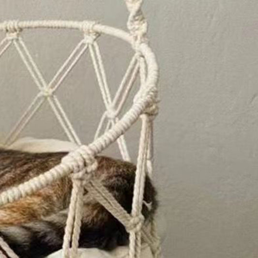 Handwoven Kitten Hammock Hanging Decor For Indoor Use - 0 - CJ