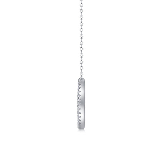 1Reciprocating - A Fashionable And Luxurious Diamond Jewelry Pendant Set With Moissanite S925 Sterling Silver Prohibit TikTok sales - 5 - CJ