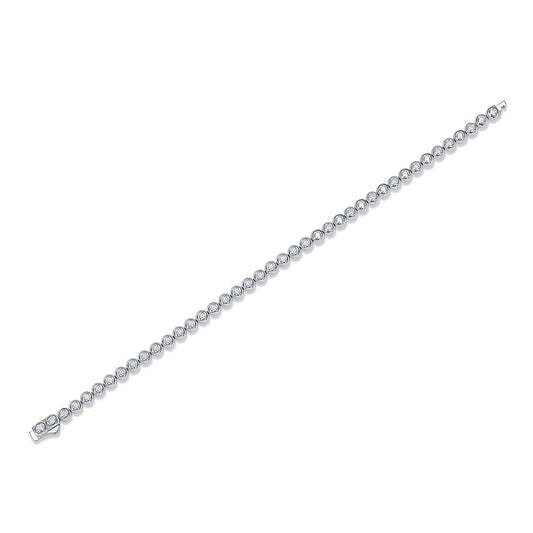 1Galaxy Dream Luxury Fashion Mosan Diamond S925 Silver Bracelet Prohibit TikTok sales - 5 - CJ