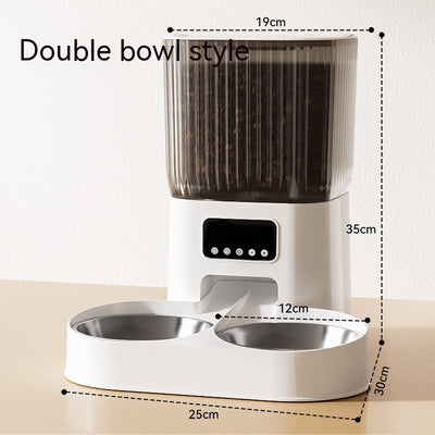 Automatic Pet Feeder Cat Intelligent Remote Control Cat Food Dog Food Timing Quantitative Video Monitoring Pet Feeding Machine - 0 - CJ
