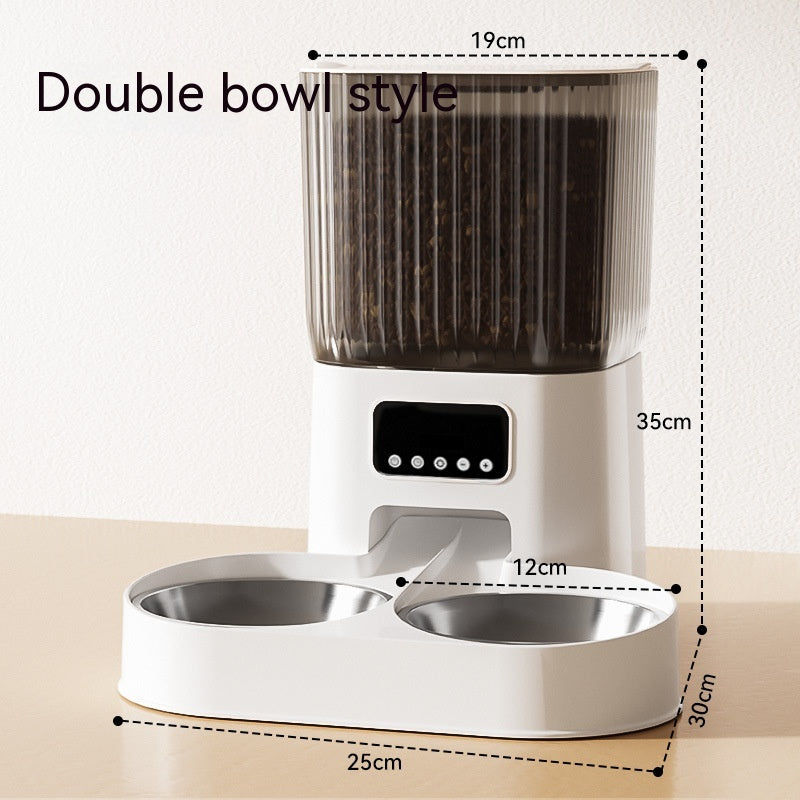 Automatic Pet Feeder Cat Intelligent Remote Control Cat Food Dog Food Timing Quantitative Video Monitoring Pet Feeding Machine - 0 - CJ