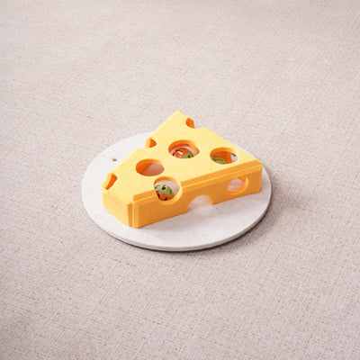 Cat Puzzle Toy With Ball And Spring - loaded Wand Felt Indoor Cat Toy Box Suction Cup Base Treat Puzzle Helps Cats Play Independently And Improves Their Intelligence. - 5 - CJ