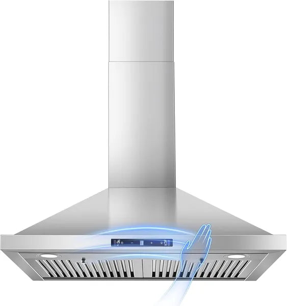 30-Inch 700 CFM Stainless Steel Wall-Mount Range Hood
