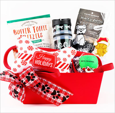 Winter Walks: Holiday Dog Gift Basket - GreatArrivals