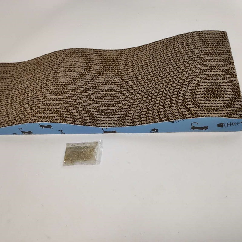 Medium, Wavy Grab Plate, Cat Scratching Post - 5 - CJ