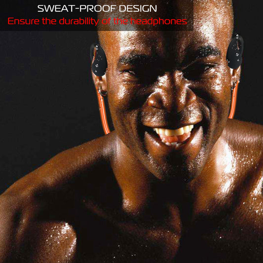 1Pc Wireless Sports Headsets Wireless V4.1 Neckband Earphones HD Stereo Sweat - proof Headphones Earbuds With  LED Light Mic 8Hrs Work Running - 5 - CJ