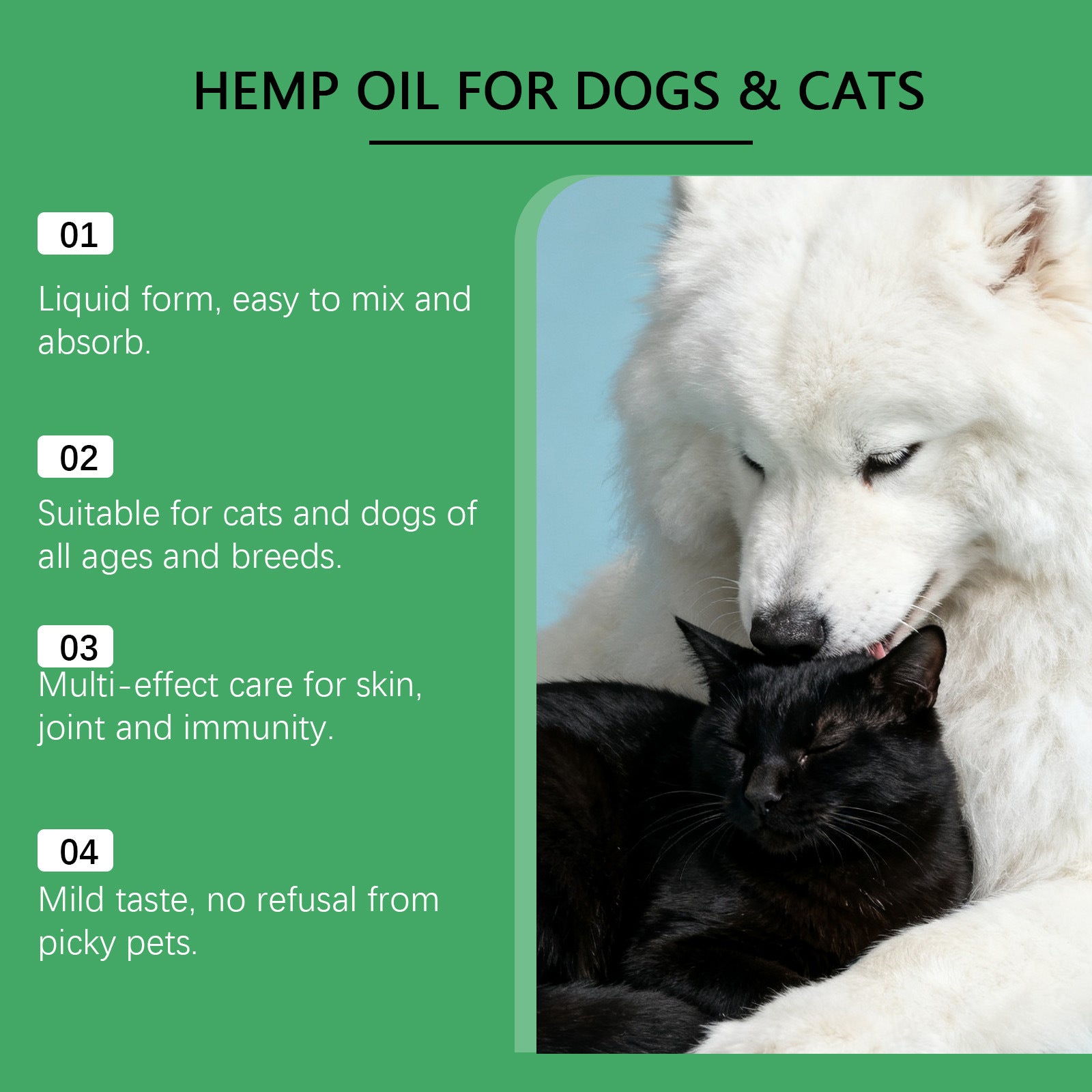 Cat And Dog Hemp Seed Oil Vitality Drops - 0 - CJ