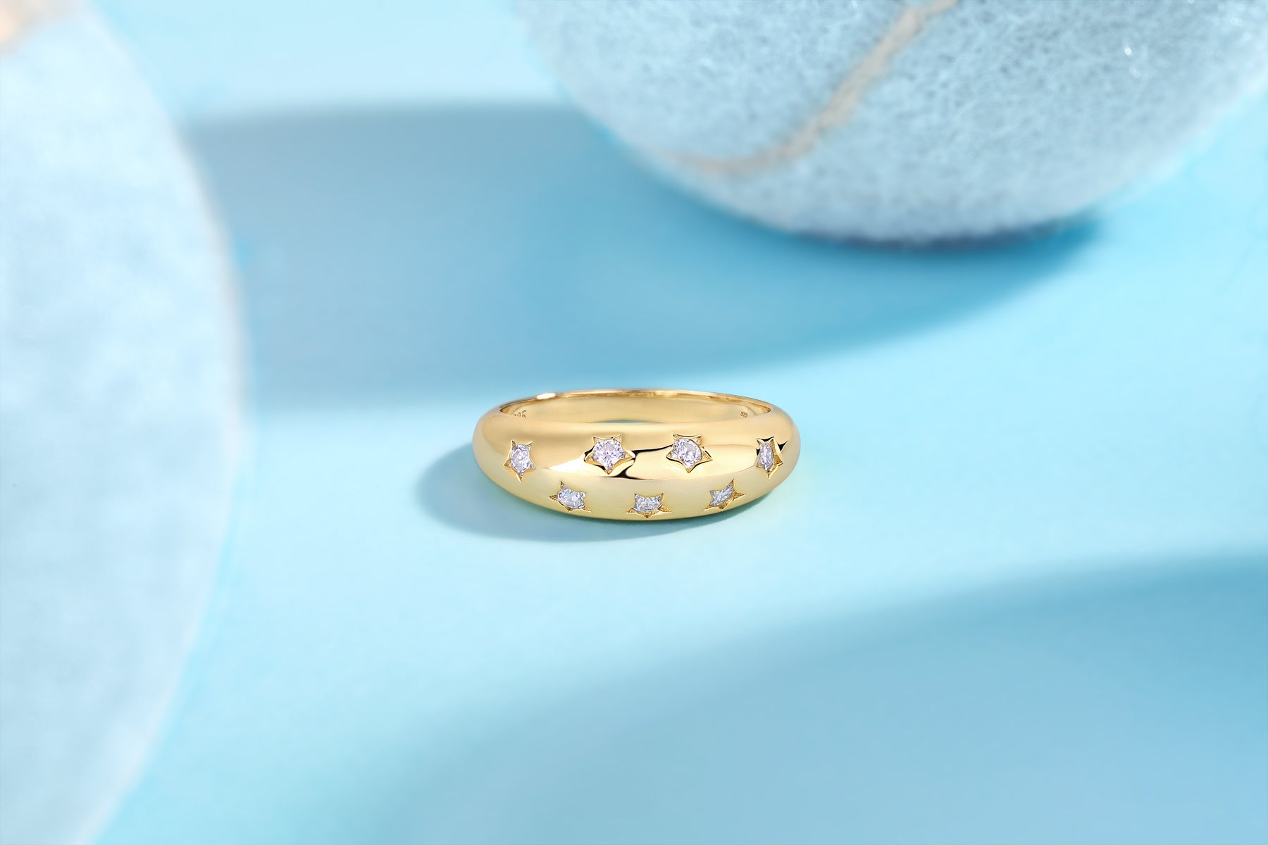 Trendy Diamond Rings, Wedding Rings, Luxury Fashion, Silver Rings Set With Moissanite