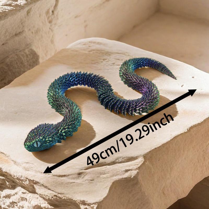 Snake - shaped High - fidelity Fun Ornaments Creative Animal - shaped Living Room And Study Decorations - 5 - CJ