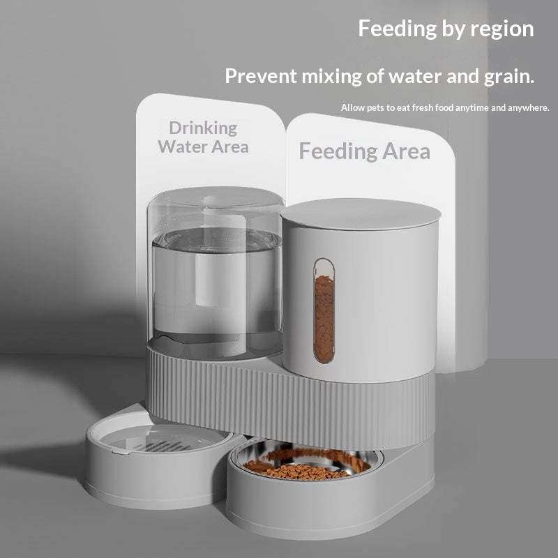 Automatic Pet Water And Food Dispenser In One - 0 - CJ