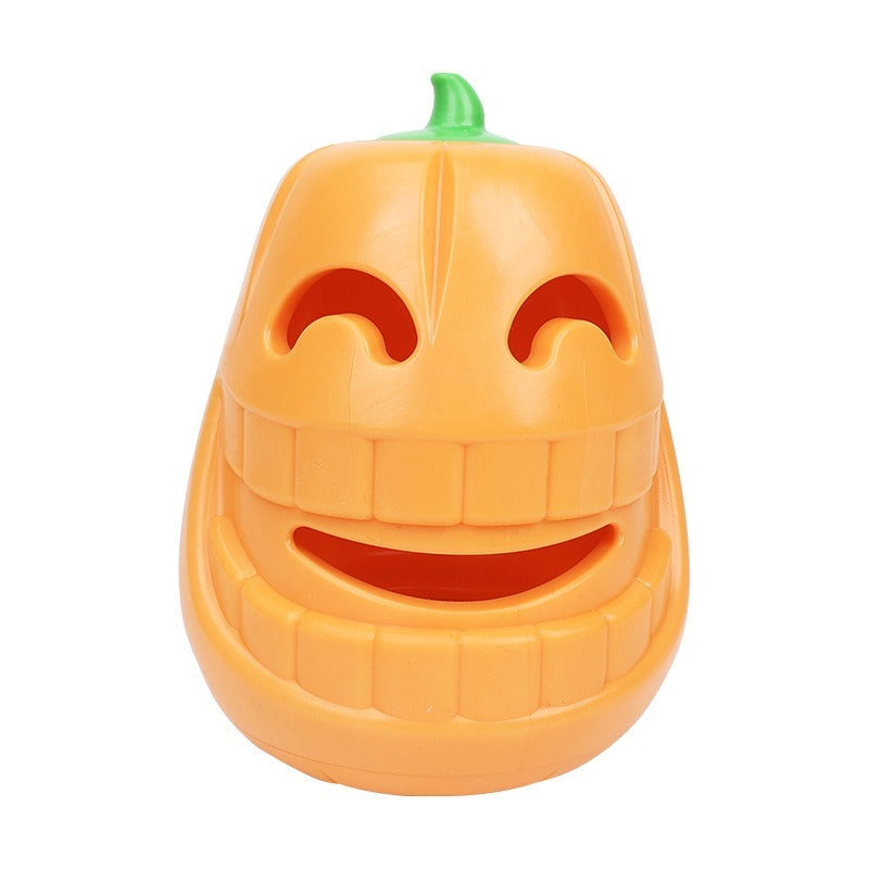 Interactive Dog Chew Toy Halloween Pumpkin Shaped, Treat - Dispensing Funnel Toy For All Breed Sizes, Durable Thermoplastic Rubber Pet Puzzle Toy For Teething And Boredom - 5 - CJ
