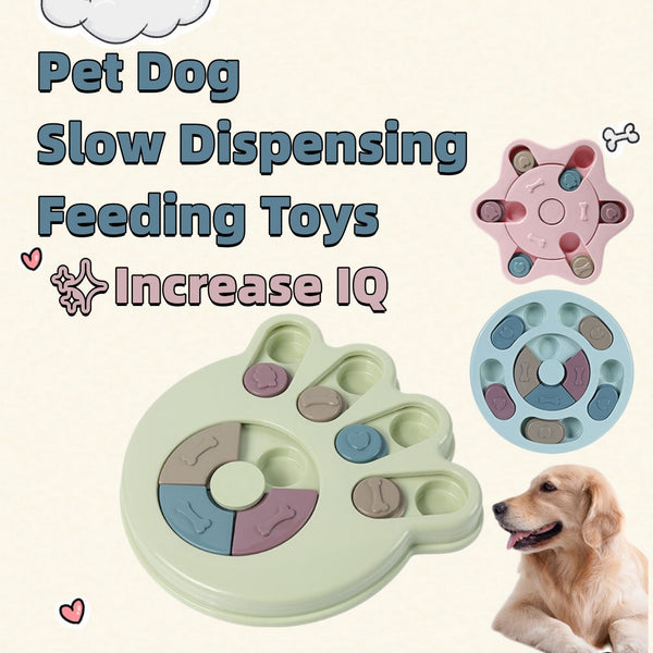 Dog Puzzle Toys Increase IQ Interactive Slow Dispensing Feeding Dog Training Games Feeder For Small Medium Dog Pet Training Toy - 0 - CJ