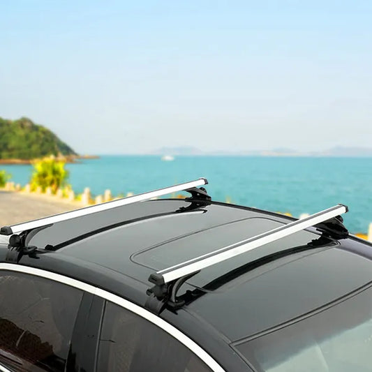 47.24in Universal Top Roof Rack Cross Bar Cargo Carrier Aluminum Crossbar Rack With 165LBS Capacity Fit For Most Vehicle Wagon Car Without Roof Side Rail - 5 - CJ