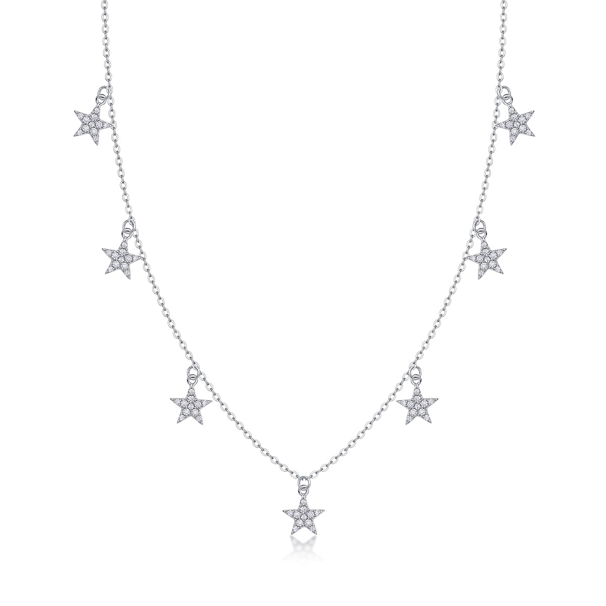 1Star Love - A Fashionable And Luxurious Diamond Jewelry Pendant Set With Moissanite S925 Sterling Silver And Platinum Plating Prohibit TikTok sales - 5 - CJ