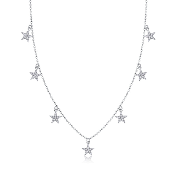1Star Love - A Fashionable And Luxurious Diamond Jewelry Pendant Set With Moissanite S925 Sterling Silver And Platinum Plating Prohibit TikTok sales - 5 - CJ