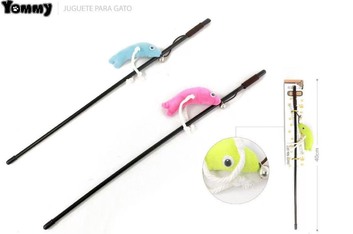 Grasshoppers Tease Cats Stick Poles - 5 - CJ