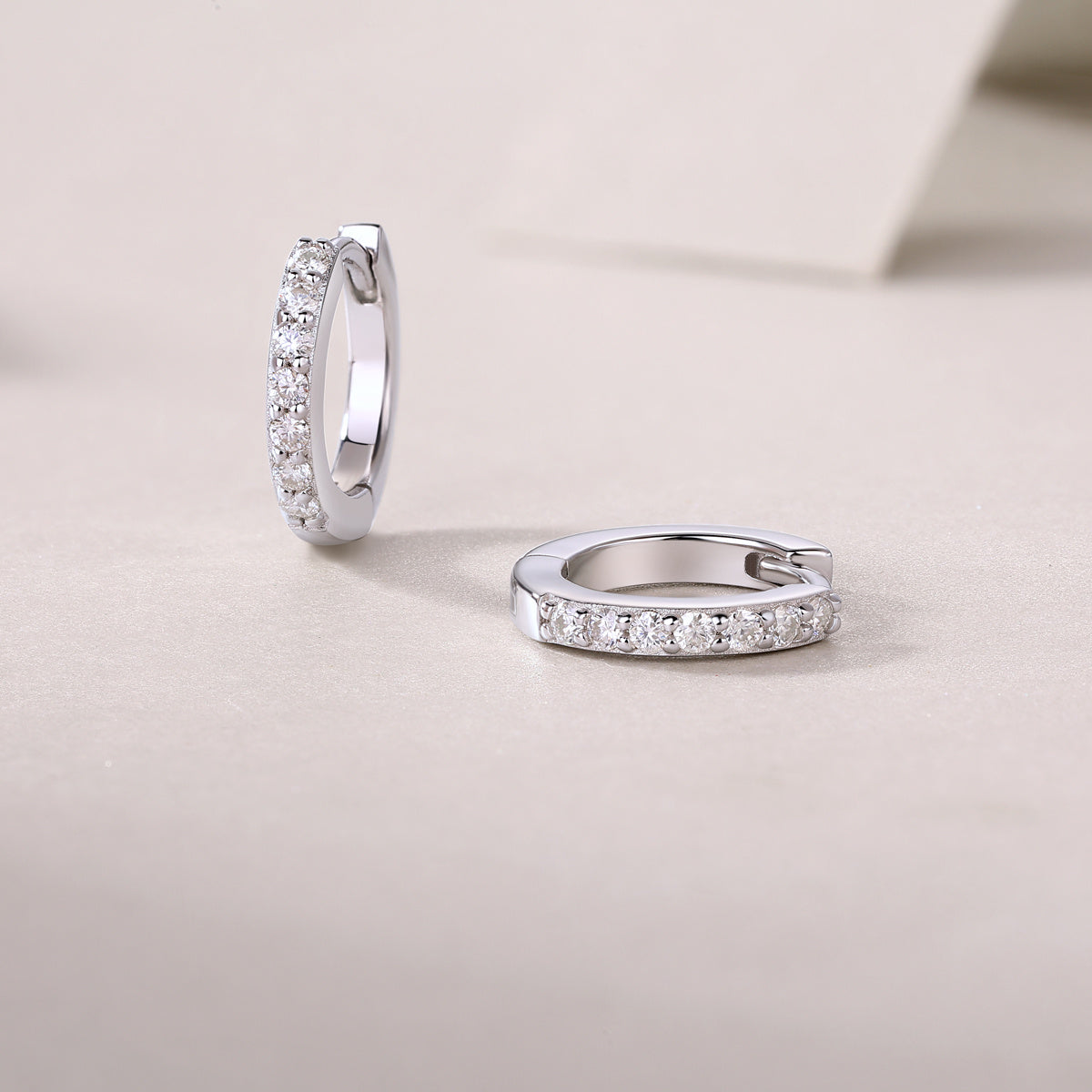 Sure Diamond Set Moissanite Silver Earrings Luxury Fashion Diamond Earrings Stud Earrings