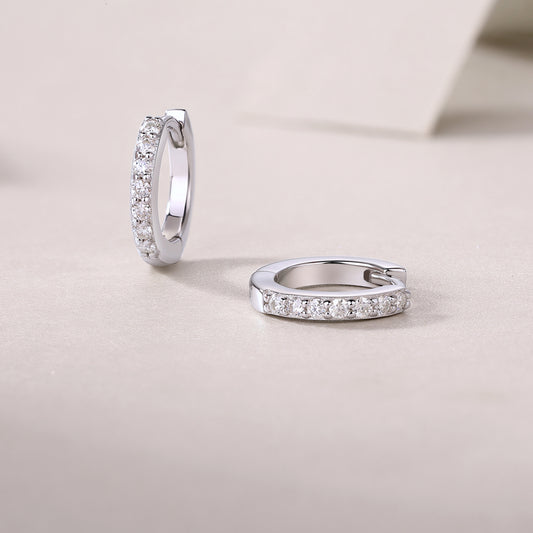 1Sure Diamond Set Moissanite Silver Earrings Luxury Fashion Diamond Earrings Stud Earrings Prohibit TikTok sales - 5 - CJ
