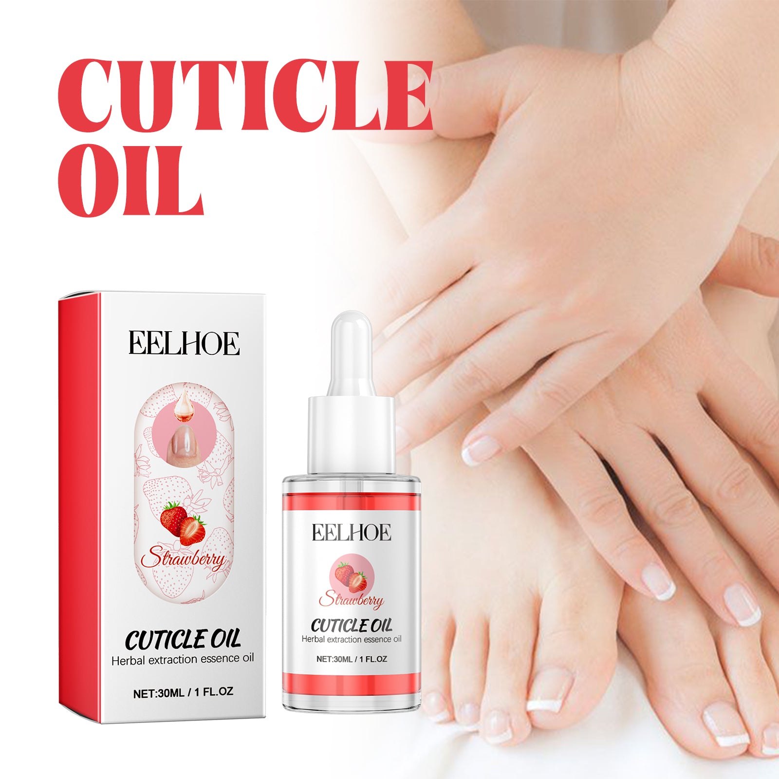 EELHOE Cuticle Oil, Manicure Bed Moisturizes And Brightens Nails Anti - Barb And Removes Dead Skin Fingeredge Oil - 5 - CJ