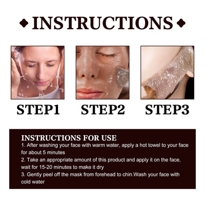 West&Month Black Tea Mask For Deep Cleansing, Refining Pores, Brightening Complexion, And Rejuvenating The Skin, A Type Of Application Mask - 5 - cjdropshipping
