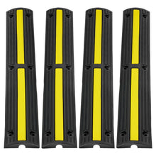 4 PCs 39'' Cable Protector Ramp 18000 Lbs Speed Bump Floor Cable Protector - 5 - CJ