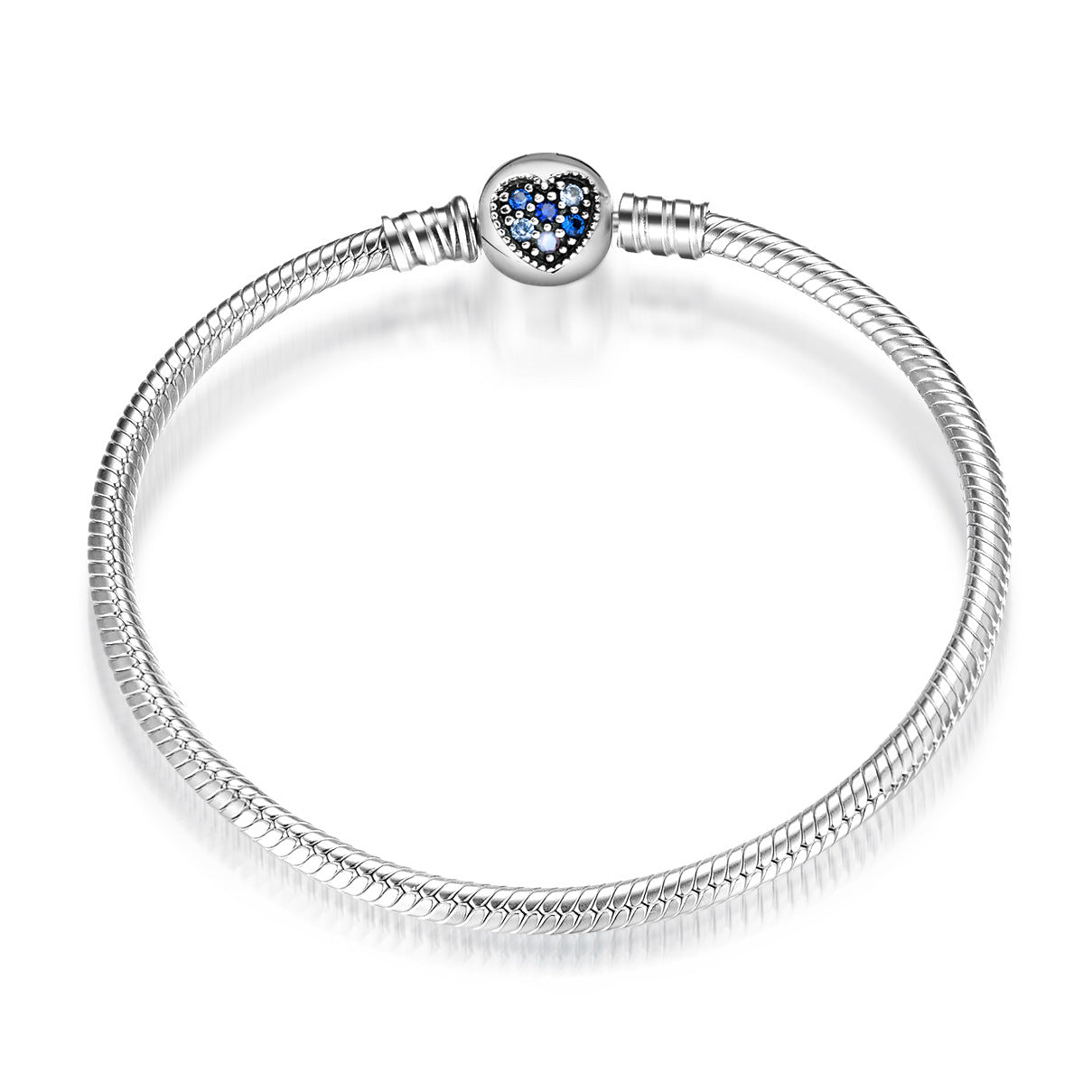 Women's Bracelet S925 Sterling Silver 3mm Suitable Beaded Pendant Accessories Diamond Inlaid All Kinds Of Button Heads Diy Basic Snake Bone Chain - 4 - https://x.com/titan_prim62775J - PG0019 - 19cm - CJJE1598210 - PG0019 - 19cm