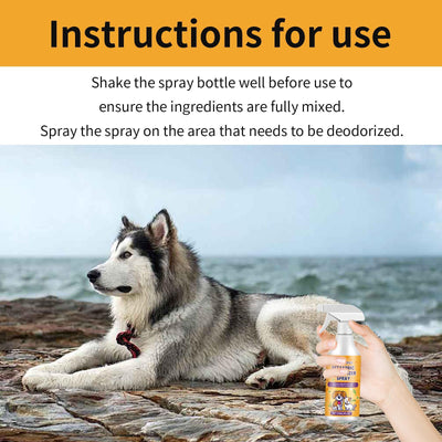 Yebang Pet Fabric Deodorizer Spray Air Clean Pet Odor Indoor Long - lasting Air Freshener Deodorizer - 5 - CJ