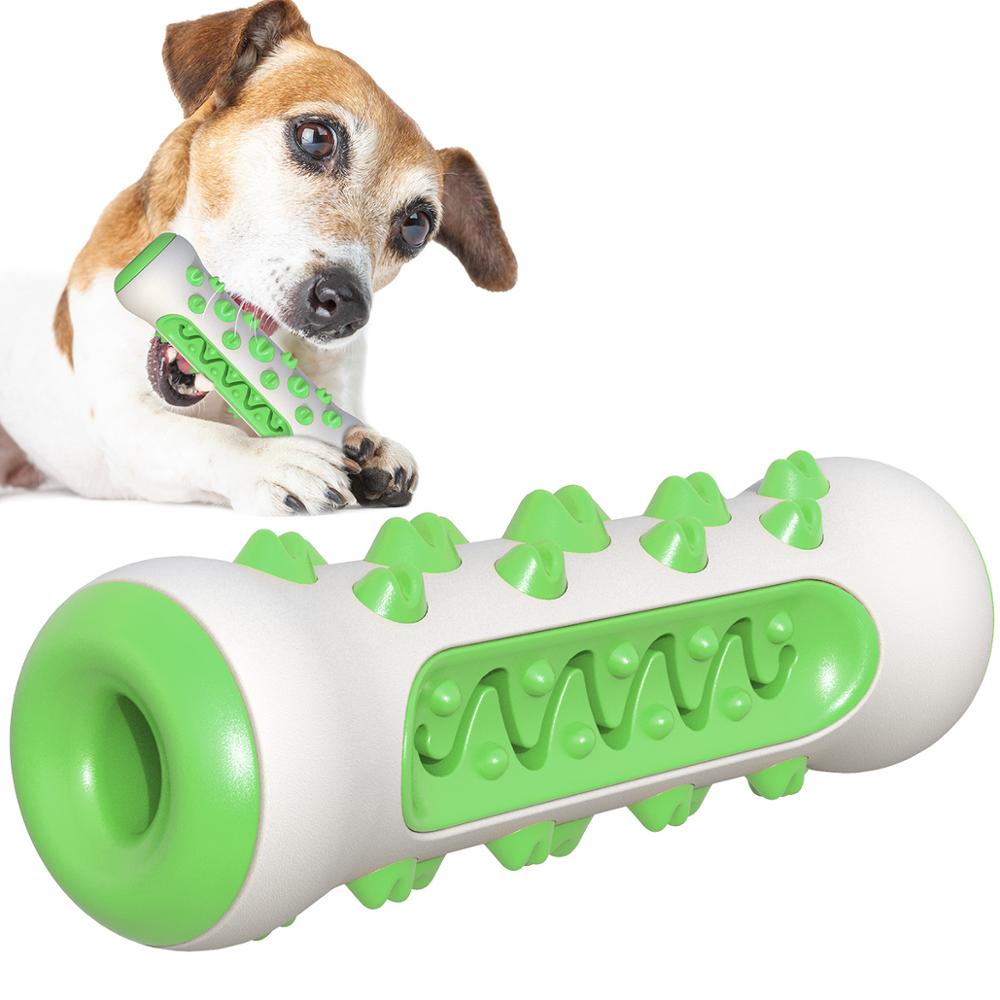 Dog Squeaky Toys For Aggressive Chewers, Tough Toothbrush Dog Chew Toy, Nearly Indestructible Rubber Toys For Pet Training, Teeth Cleaning, Playing And Chewing For Medium & Large Breeds - 5 - CJ