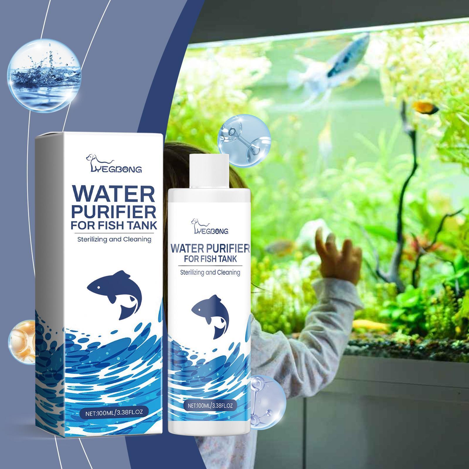 Yebang Fish Tank Water Clarifier Aquarium Water Clarifier Household Fish Tank Decontamination Cleaner - 5 - CJ