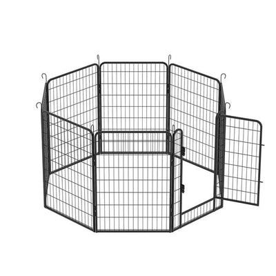 8 Pieces Of Heavy - duty Metal Game Fence - 5 - CJ