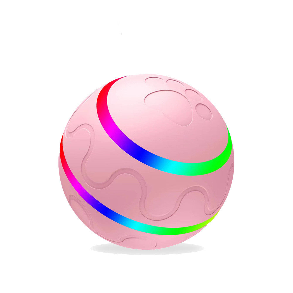 Pet New Cat Wicked Ball Toy Intelligent Ball USB Cat Toys Self Rotating Ball Automatic Rotation Ball - 0 - CJ