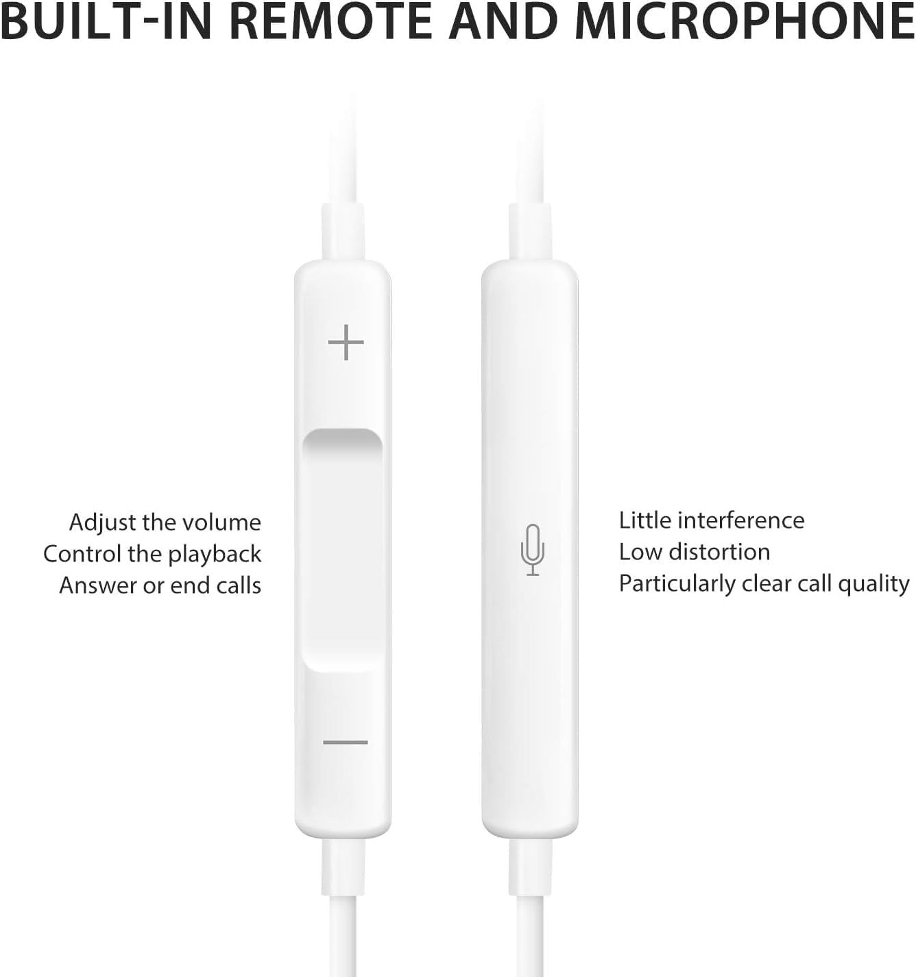 Lightning In - ear Headphones For IPhone14,13,12,11,7,8 Plus, XS, With Lightning Connector, IPhone Wired Earbuds, Built - in Remote Control To Control Music, Calls, And Volume - 5 - CJ