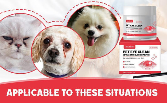 Pet Tear Stain Removal Powder - Natural And Gentle Formula, Eye And Fur Care, Tear Stain Removal And Brightening, An Essential Product For Pet Eye Cleaning. - 5 - CJ